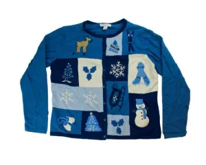 Seeing Blue-Small Christmas Sweater