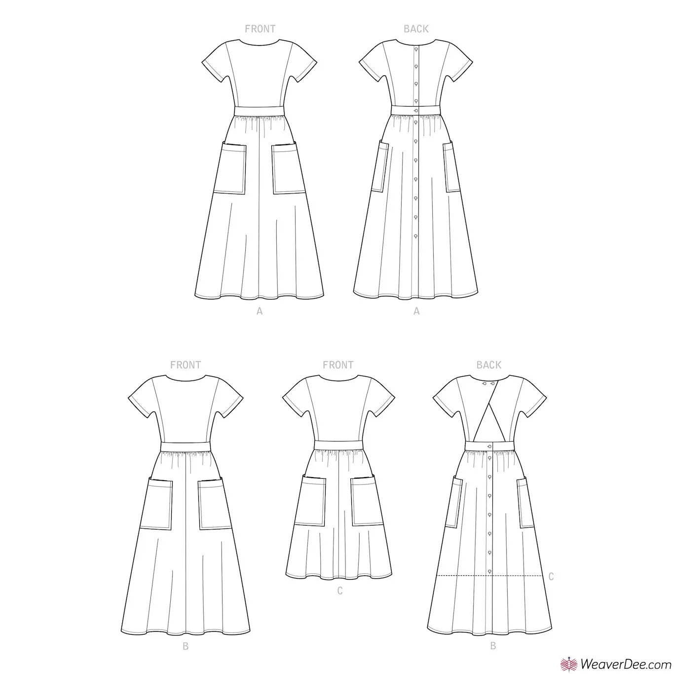 Simplicity Pattern S9324 Misses' Dresses