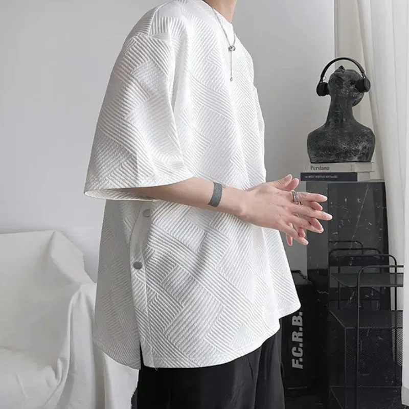 Soft Boy Snap Button Up Tee