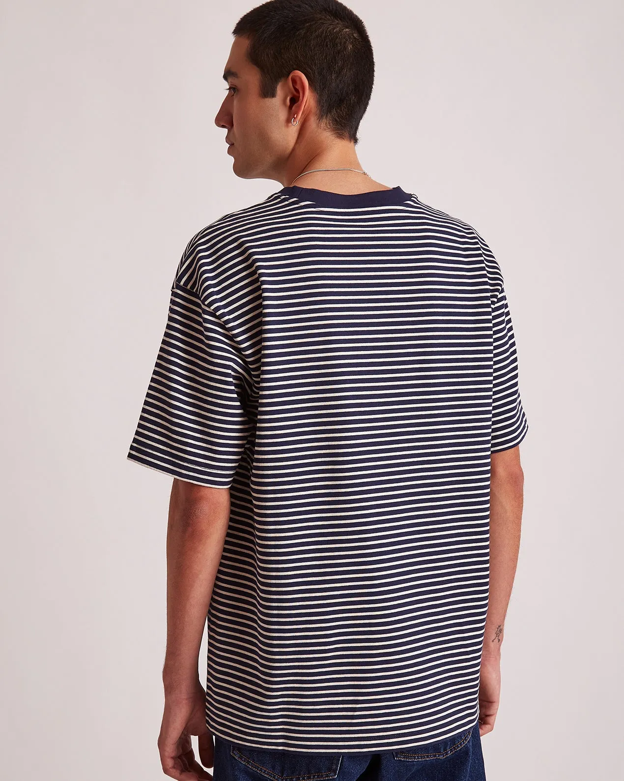 Stripe Relaxed SS Shirt