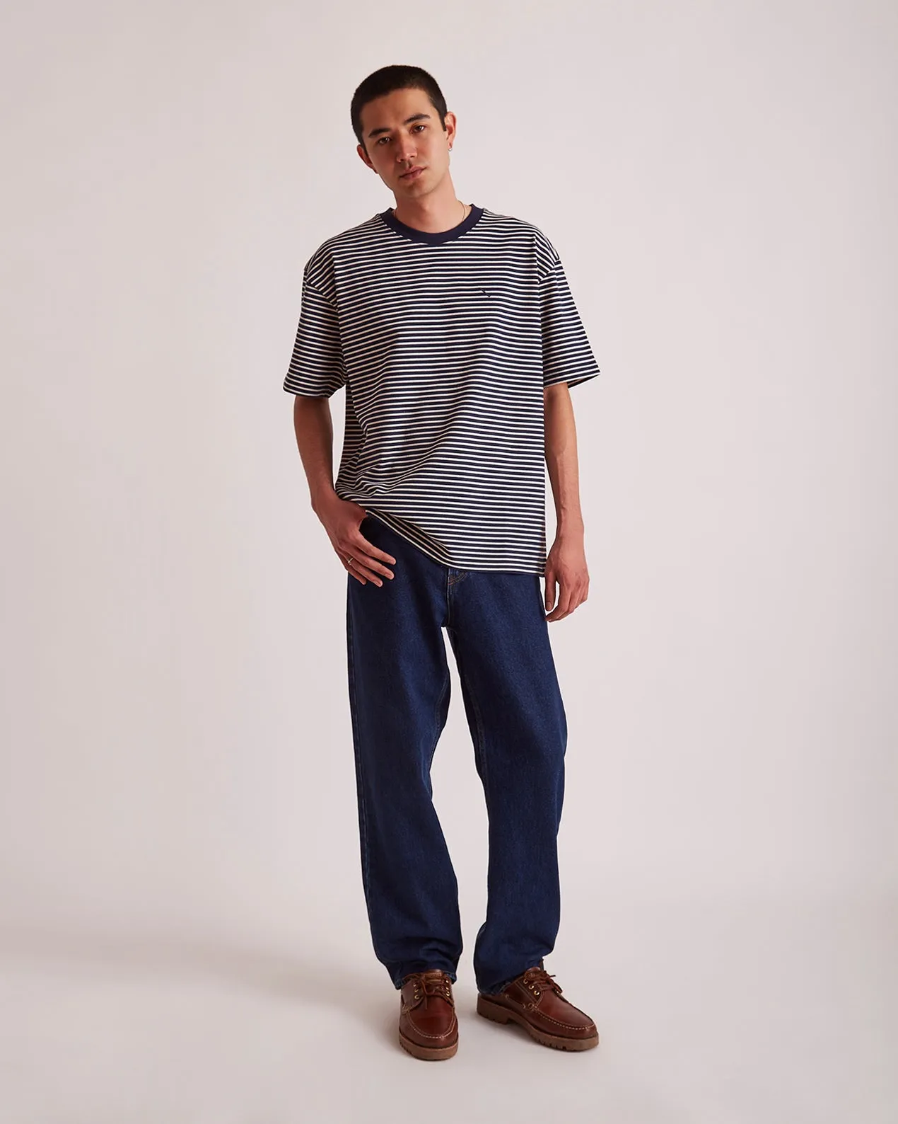 Stripe Relaxed SS Shirt