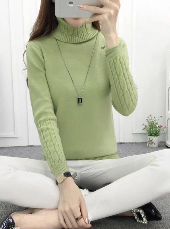 Tops Mujer Knitwear Female Jumper Knitted Coat Femmer