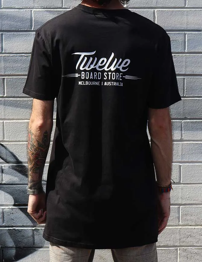 Twelve Melbs Tall Tee | Black