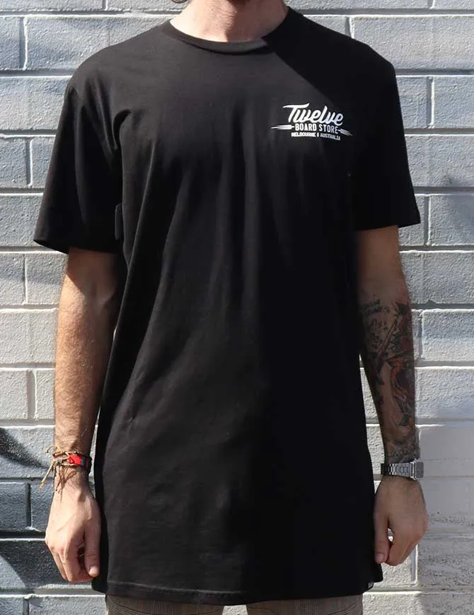 Twelve Melbs Tall Tee | Black