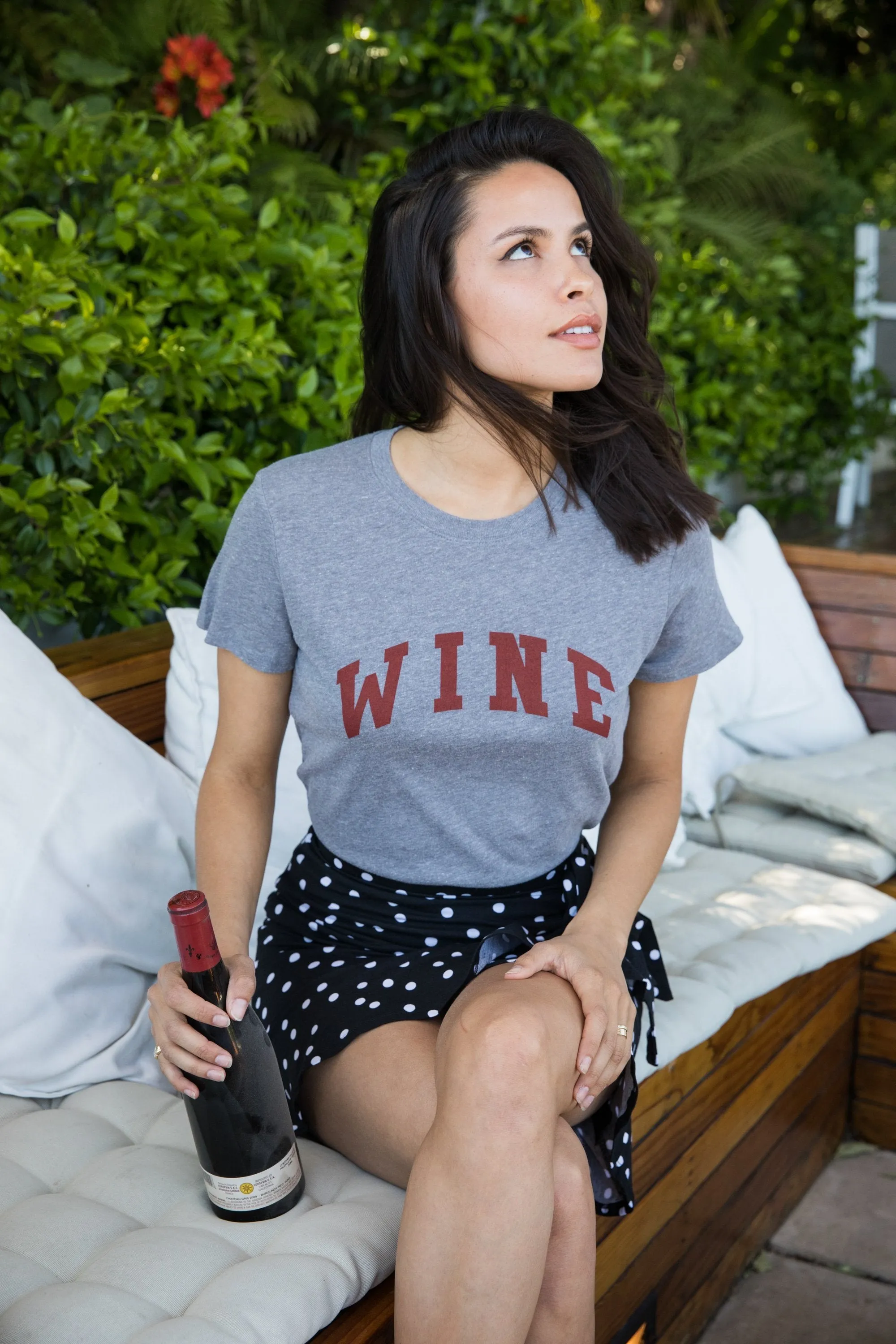 Wine Loose Tee